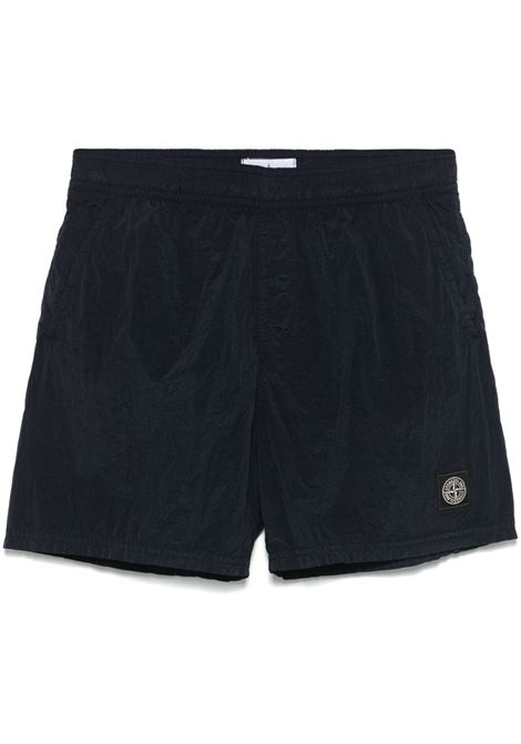pantaloncini b100004 uomo navy STONE ISLAND | L1S15 B100004 S0043V0020